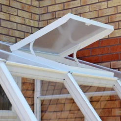 6'x10' Palram Canopia Rion White Sun Room Walk In Wall Greenhouse (1.8x3m) -Zen Gardenia Sales 702485 03