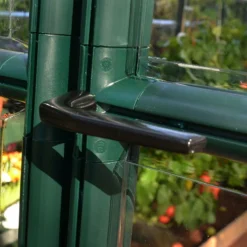 8'x12' Palram Canopia Rion Grand Gardener Large Polycarbonate Greenhouse (2.4x3.6m) -Zen Gardenia Sales 702493 grand gardener clear 8x12 door handle