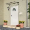 Palram Canopia Venus 1350 Clear Canopy Rain Protector Entryway Door Cover 1 Palram Canopia Venus 1350 Clear Canopy Rain Protector Entryway Door Cover -Zen Gardenia Sales 702697 01
