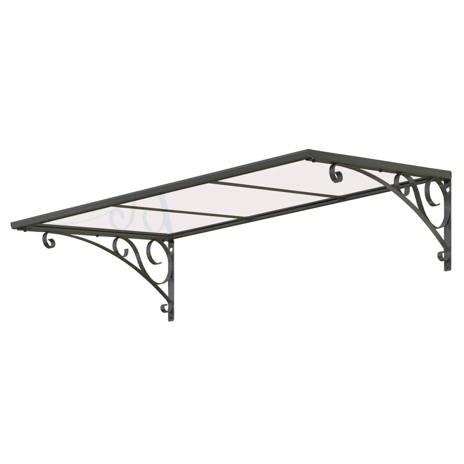 Palram Canopia Venus 1350 Clear Canopy Rain Protector Entryway Door Cover 8 Palram Canopia Venus 1350 Clear Canopy Rain Protector Entryway Door Cover - Image 6