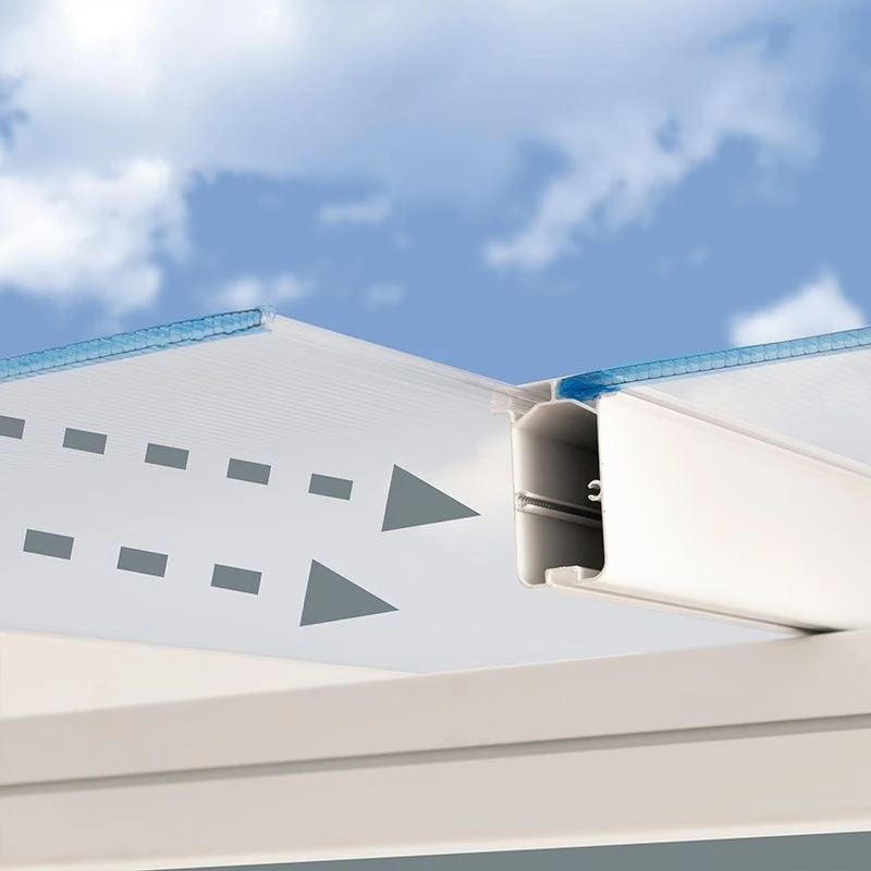 10x30 Palram Canopia Sierra White Patio Cover 11 10x30 Palram Canopia Sierra White Patio Cover - Image 9