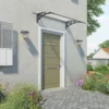 Palram Canopia Neo 1350 Grey Twinwall Door Canopy -Zen Gardenia Sales 703416 01