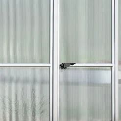 8'x20' Palram Canopia Bella Large Walk In Silver Aluminium Framed Greenhouse (2.4x6m) -Zen Gardenia Sales 703732 04