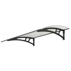 Palram Canopia Calisto 1350 Twinwall Grey Door Canopy -Zen Gardenia Sales 703802 palram calisto 1350 twinwall grey door canopy cutout min 1