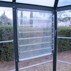 8x7 Palram Canopia Oasis Hexagonal Polycarbonate Greenhouse -Zen Gardenia Sales 704053 8ft palram oasis hexagonal polycarbonate greenhouse side louvre