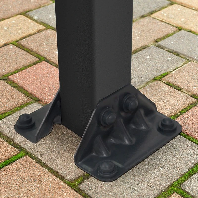 10x14 Palram Canopia Olympia Grey Patio Cover With Clear Panels 8 10x14 Palram Canopia Olympia Grey Patio Cover With Clear Panels - Image 6