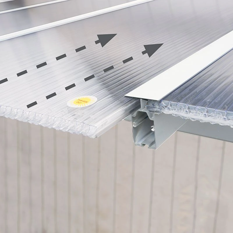 10' X 28' Palram Canopia Olympia White Patio Cover With Clear Panels (2.95m X 8.60m) 11 10' X 28' Palram Canopia Olympia White Patio Cover With Clear Panels (2.95m X 8.60m) - Image 9