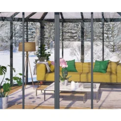 20x17 Palram Canopia Garda Enclosed Grey Gazebo -Zen Gardenia Sales 704467 palram garda enclosed grey gazebo interior3