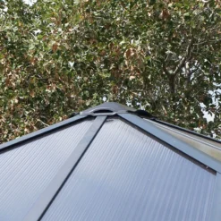 20x17 Palram Canopia Garda Enclosed Grey Gazebo -Zen Gardenia Sales 704467 palram garda enclosed grey gazebo vent