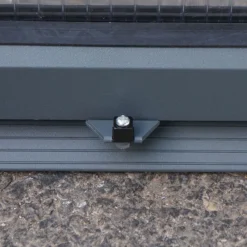 6'x8' Palram Canopia Glory Grey Walk In Polycarbonate Greenhouse (1.8x2.4m) -Zen Gardenia Sales 704494 palram glory 6x8 grey greenhouse door catch