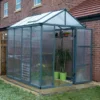 6'x8' Palram Canopia Glory Grey Walk In Polycarbonate Greenhouse (1.8x2.4m) 2 6'x8' Palram Canopia Glory Grey Walk In Polycarbonate Greenhouse (1.8x2.4m) -Zen Gardenia Sales 704494 palram glory 6x8 grey greenhouse main 1