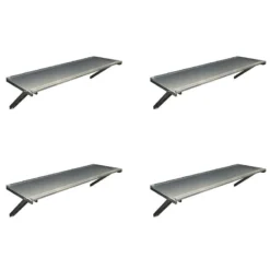 Palram Canopia Yukon Shed Shelves X4 -Zen Gardenia Sales 705082 palram canopia yukon shed shelves x4 cutout1 min
