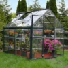 6' X 8' Palram Canopia Harmony Grey Greenhouse (1.85m X 2.47m) -Zen Gardenia Sales 705098 harmony 6x8 grey insitu1 min 1