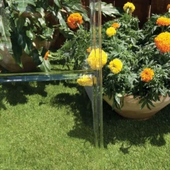 6' X 10' Palram Canopia Harmony Grey Greenhouse (1.85m X 3.06m) -Zen Gardenia Sales 705099 harmony 6x10 grey close up6 min 1