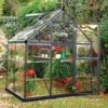 6' X 4' Palram Canopia Harmony Grey Greenhouse (1.85m X 1.26m) -Zen Gardenia Sales 705163 harmony 6x4 grey insitu min 1