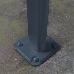 7' X 22' Palram Canopia Sierra Grey Clear Patio Cover (2.28m X 6.71m) -Zen Gardenia Sales 705484 7x22 palram sierra grey patio cover close up4 min 1