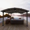 12' X 16' Palram Canopia Tucson 5000 Garden Gazebo (3.6m X 5m) -Zen Gardenia Sales 705533 12x16 palram tucson 5000 garden gazebo insitu min 1