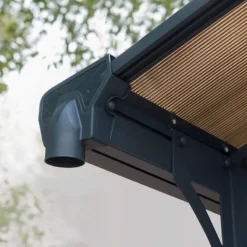 12' X 14' Palram Canopia Tucson 4300 Garden Gazebo (3.6m X 4.2m) -Zen Gardenia Sales 705534 12x14 palram tucson 4300 garden gazebo close up3 min