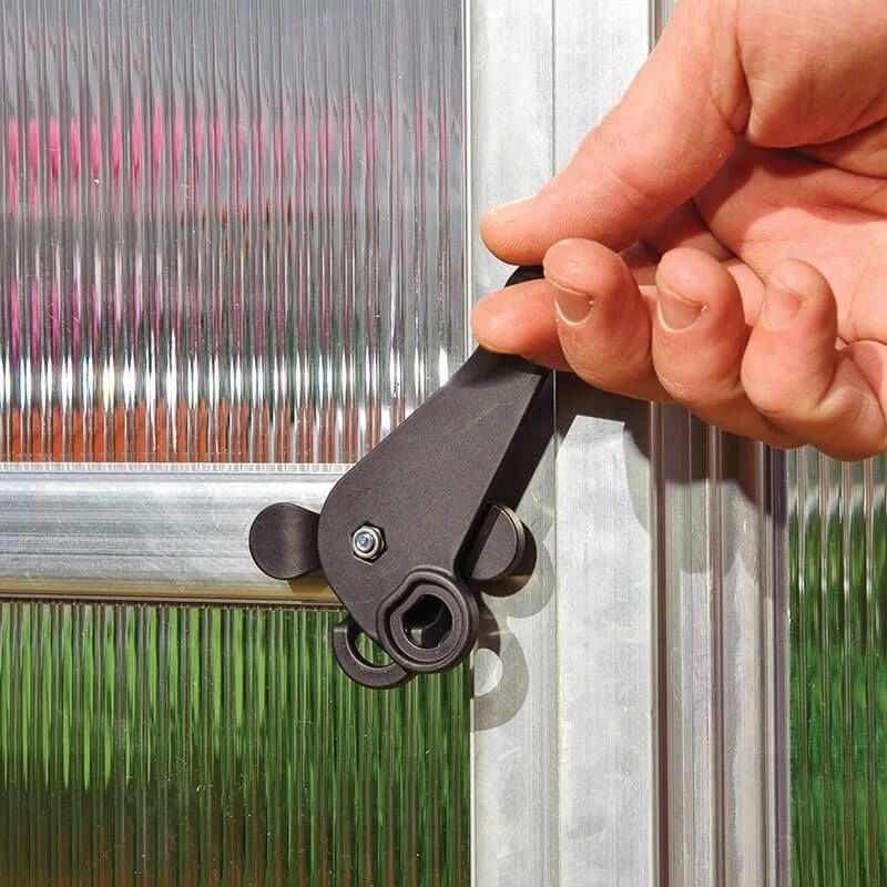 6' X 10' Palram Canopia Mythos Grey Greenhouse (1.85m X 3.06m) 9 6' X 10' Palram Canopia Mythos Grey Greenhouse (1.85m X 3.06m) - Image 7