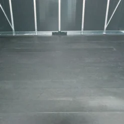 11' X 21.3' Palram Canopia Yukon Dark Grey Plastic Shed With WPC Floor (3.32m X 6.43m) -Zen Gardenia Sales 705724 yukon 11x21 dark grey shed with floor close up14 min 1