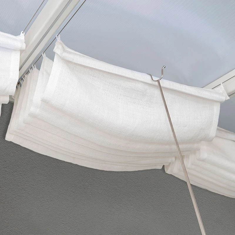 3m X 3.05m Palram Canopia Patio Cover Roof Blinds - White 6 3m X 3.05m Palram Canopia Patio Cover Roof Blinds - White - Image 4