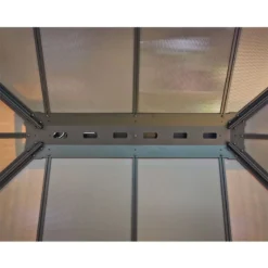 20' X 12' Palram Canopia Dallas 6100 Grey Garden Gazebo (6.12m X 3.64m) 27 20' X 12' Palram Canopia Dallas 6100 Grey Garden Gazebo (6.12m X 3.64m) -Zen Gardenia Sales 706083 20x12 palram dallas 6100 grey garden gazebo close up8 min 1