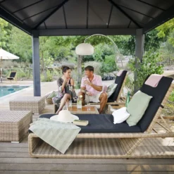 20' X 12' Palram Canopia Dallas 6100 Grey Garden Gazebo (6.12m X 3.64m) 19 20' X 12' Palram Canopia Dallas 6100 Grey Garden Gazebo (6.12m X 3.64m) -Zen Gardenia Sales 706083 20x12 palram dallas 6100 grey garden gazebo insitu3 min 1