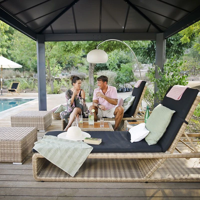 20' X 12' Palram Canopia Dallas 6100 Grey Garden Gazebo (6.12m X 3.64m) 7 20' X 12' Palram Canopia Dallas 6100 Grey Garden Gazebo (6.12m X 3.64m) - Image 5