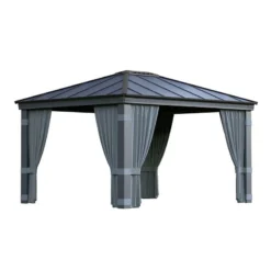 Palram Canopia Gazebo Curtains Set For Dallas 4300 Garden Gazebo 12 Palram Canopia Gazebo Curtains Set For Dallas 4300 Garden Gazebo -Zen Gardenia Sales 706596 palram gazebo curtains for dallas 4300 gazebo cutout2 min