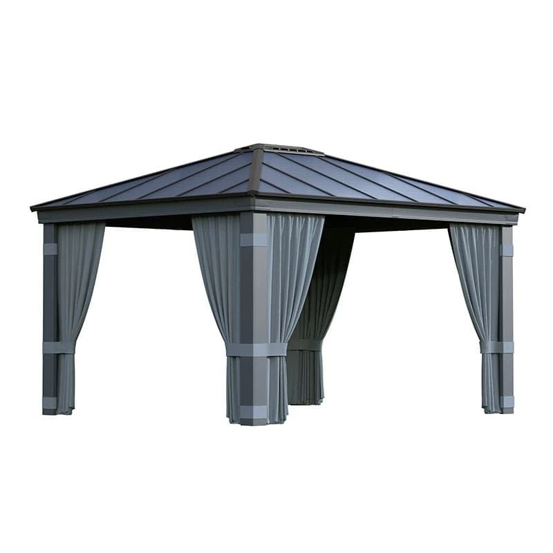 Palram Canopia Gazebo Curtains Set For Dallas 4300 Garden Gazebo 6 Palram Canopia Gazebo Curtains Set For Dallas 4300 Garden Gazebo - Image 4