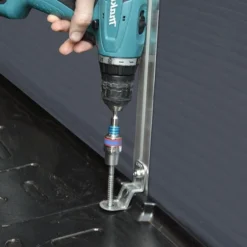 6' X 10' Palram Canopia Rubicon Double Door Plastic Garden Shed - Dark Grey (1.85m X 3m) -Zen Gardenia Sales 706808bun 6x10 palram rubicon dd plastic shed grey close up1 min