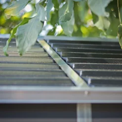 6' X 10' Palram Canopia Rubicon Double Door Plastic Garden Shed - Dark Grey (1.85m X 3m) -Zen Gardenia Sales 706808bun 6x10 palram rubicon dd plastic shed grey close up15 min