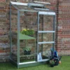 4'4 X 2'4 Halls Wall Garden 24 Small Greenhouse (1.32 X 0.69m) -Zen Gardenia Sales 70870 42wallgardenmill