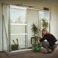 6'5 X 2'4 Halls Wall Garden 26 Greenhouse (1.94 X 0.69m) -Zen Gardenia Sales 70874 wall garden no3