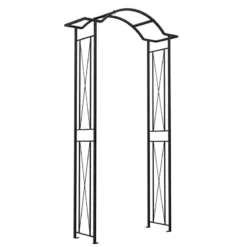 Panacea Camberwell Wave Top Metal Garden Arch 7'4 X 4' -Zen Gardenia Sales 84318 panacea camberwell wave top metal garden arch 7 4 x 4 cutout min
