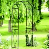 Panacea Curve Metal Garden Arch 7'5 X 3'2 -Zen Gardenia Sales 84320 panacea curve metal garden arch 7 5 x 3 2 insitu min 1