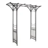 Panacea Park Lane Metal Garden Arch 6'9 X 6'3 1 Panacea Park Lane Metal Garden Arch 6'9 X 6'3 -Zen Gardenia Sales 84337 panacea park lane metal garden arch 6 9 x 6 3 cutout min 1