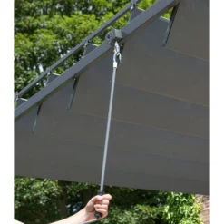 10' X 10' Garden Must Haves Pandora Leaf Adjustable Garden Gazebo (3m X 3m) -Zen Gardenia Sales 84913 gmh 3m pandora leaf gazebo feature1 min