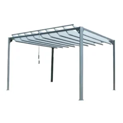 10' X 10' Garden Must Haves Pandora Leaf Adjustable Garden Gazebo (3m X 3m) -Zen Gardenia Sales 84913 gmh 3m pandora leaf gazebo render min