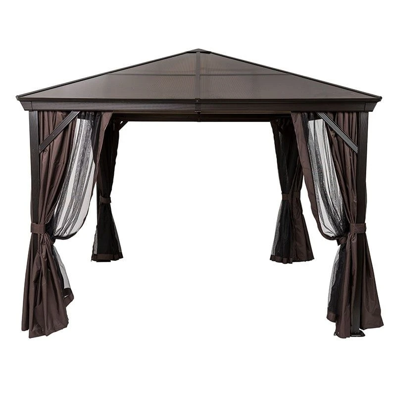 12' X 10' Garden Must Haves Runcton Grey Polycarbonate Garden Gazebo (3.6m X 3m) 7 12' X 10' Garden Must Haves Runcton Grey Polycarbonate Garden Gazebo (3.6m X 3m) - Image 5
