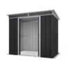 8' X 5' Yardmaster TopLight Pent Metal Shed (2.38m X 1.59m) -Zen Gardenia Sales 85sp18 8 x 5 yardmaster toplight pent metal shed render min 1
