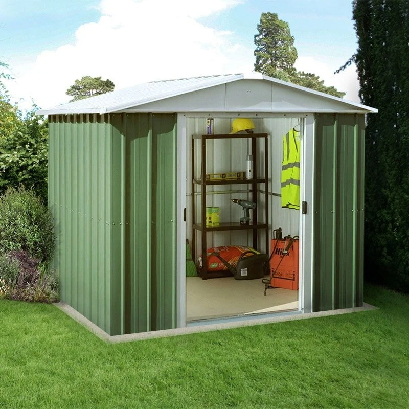 8' X 7' Yardmaster Green 87GEYZ Metal Shed (2.42m X 2.17m) 3 8' X 7' Yardmaster Green 87GEYZ Metal Shed (2.42m X 2.17m)