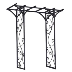 Panacea Vines Metal Garden Arch 6'9 X 6'3 -Zen Gardenia Sales 89087 panacea vines metal garden arch 6 9 x 6 3 cutout min