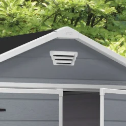 6' X 5' Keter Manor Plastic Garden Shed (1.85m X 1.52m) -Zen Gardenia Sales 9 230255 6x5 keter manor feature6 min