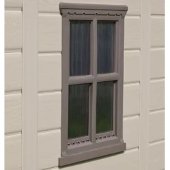 6' X 6' Keter Factor Plastic Garden Shed (1.78m X 1.96m) -Zen Gardenia Sales 9 251530 6x6 keter factor feature5 min