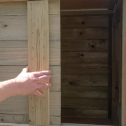 10'1 X 4'6 Forest Hedgerow Wooden Dog Kennel With 6ft Run - Pet House (3.07m X 1.38m) -Zen Gardenia Sales ahdgrun 13