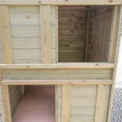 10'1 X 4'6 Forest Hedgerow Wooden Dog Kennel With 6ft Run - Pet House (3.07m X 1.38m) -Zen Gardenia Sales ahdgrun 16