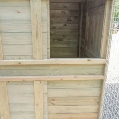 10'1 X 4'6 Forest Hedgerow Wooden Dog Kennel With 6ft Run - Pet House (3.07m X 1.38m) -Zen Gardenia Sales ahdgrun 17