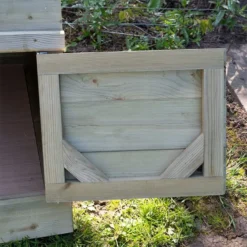 4'5 X 2'6 Forest Hedgerow Wooden Starter Small Chicken Coop (1.34m X 0.77m) -Zen Gardenia Sales ahsstcoop 12