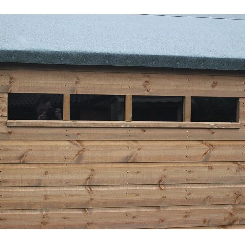 8' X 6' Traditional Shiplap Apex Security Wooden Garden Shed (2.44m X 1.83m) 13 8' X 6' Traditional Shiplap Apex Security Wooden Garden Shed (2.44m X 1.83m) - Image 11